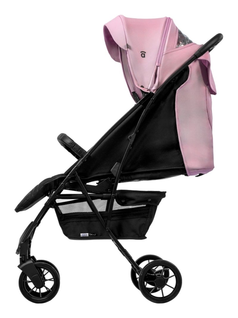 Poussette légère, compacte, 3 positions, facile à nettoyer - Cotton 2 Rose - Kiabi