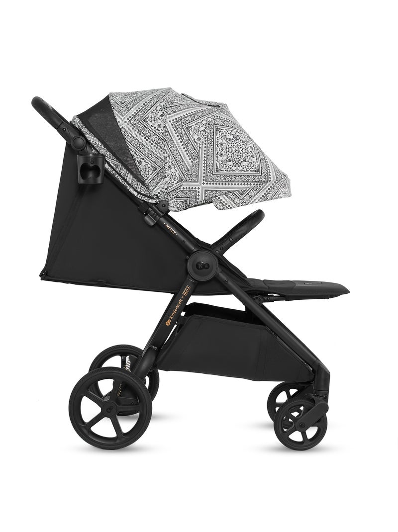 Poussette légère et maniable avec pliage facile et roues amorties Noir/Argent - Kiabi