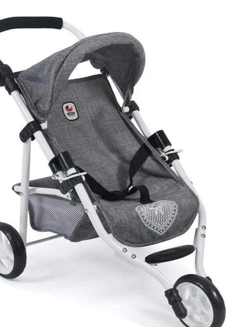 Poussette Lola Pour Poupée Gris Jeans - Kiabi