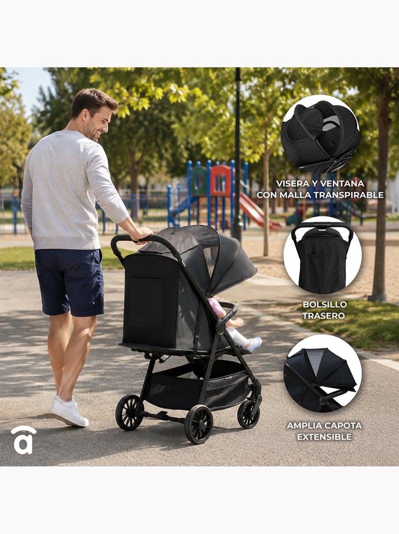 Poussette málaga asalvo Beige - Kiabi