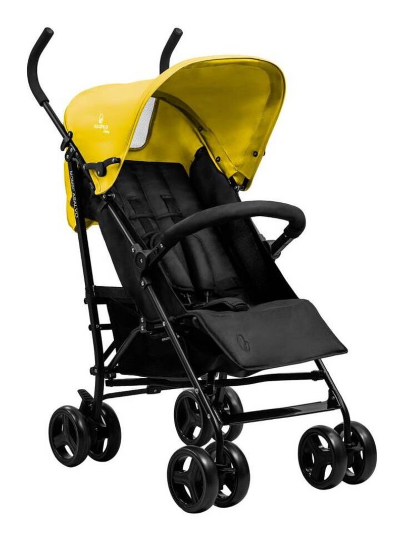 Poussette mombi 2 Jaune - Kiabi