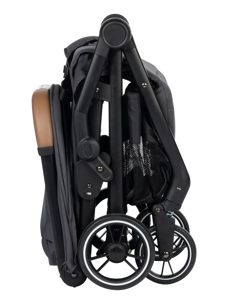 Poussette naissance citadine Sunlite gris anthracite - Kiabi