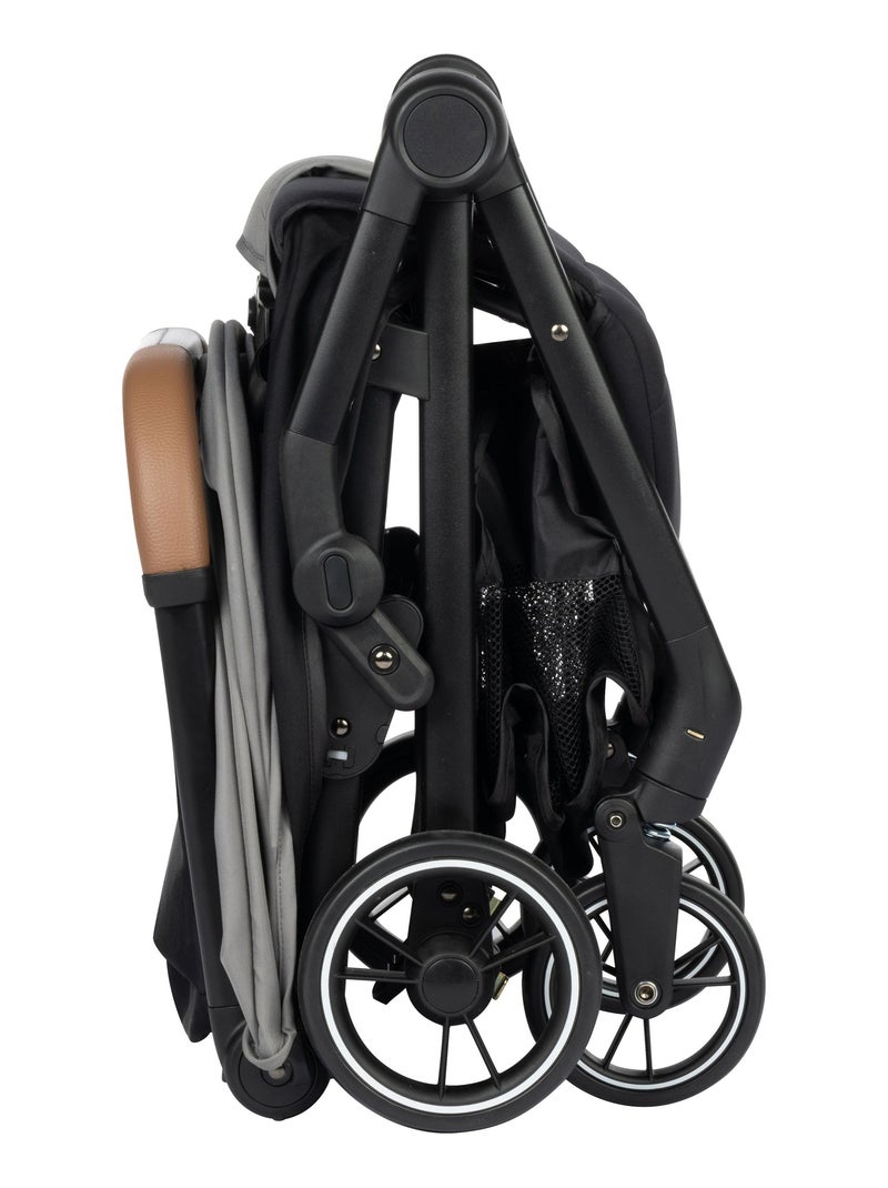 Poussette naissance citadine Sunlite Noir Gris - Kiabi