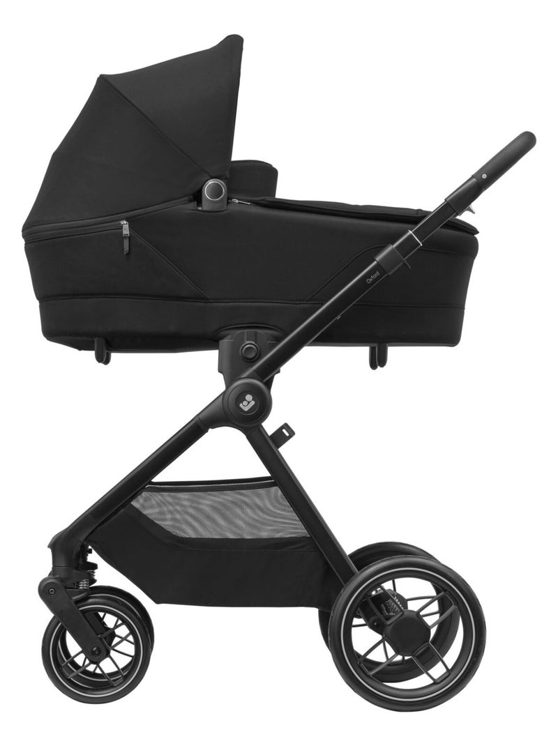 Poussette naissance Oxford avec nacelle Sense Noir Noir - Kiabi
