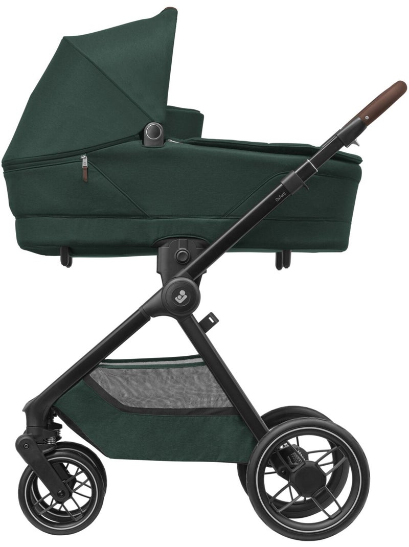 Poussette naissance oxford avec nacelle sense Vert - Kiabi