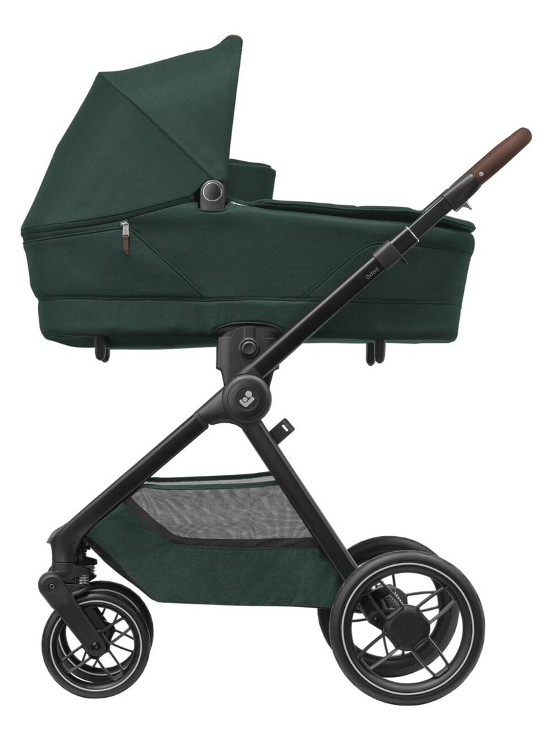Poussette naissance Oxford avec nacelle Sense Vert foncé - Kiabi