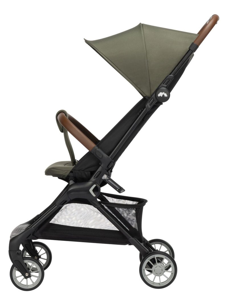 Poussette naissance ultra compacte Zephir, compatible cabine Vert clair - Kiabi