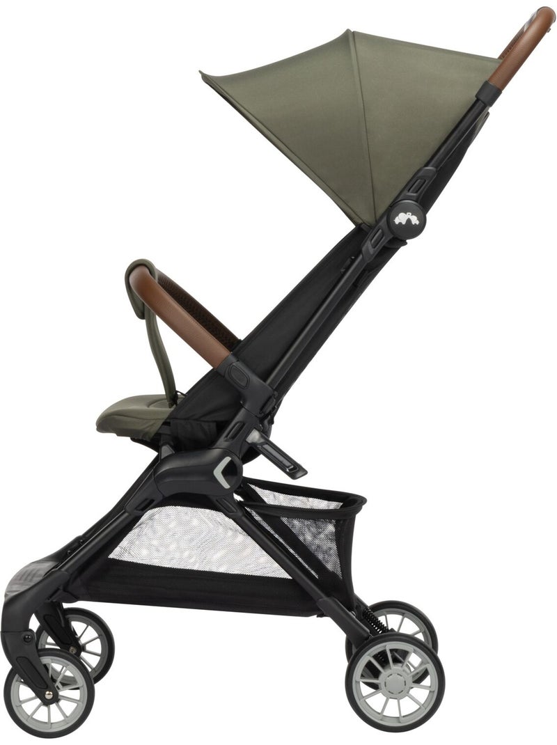 Poussette naissance ultra compacte zephir, compatible cabine Vert foncé - Kiabi