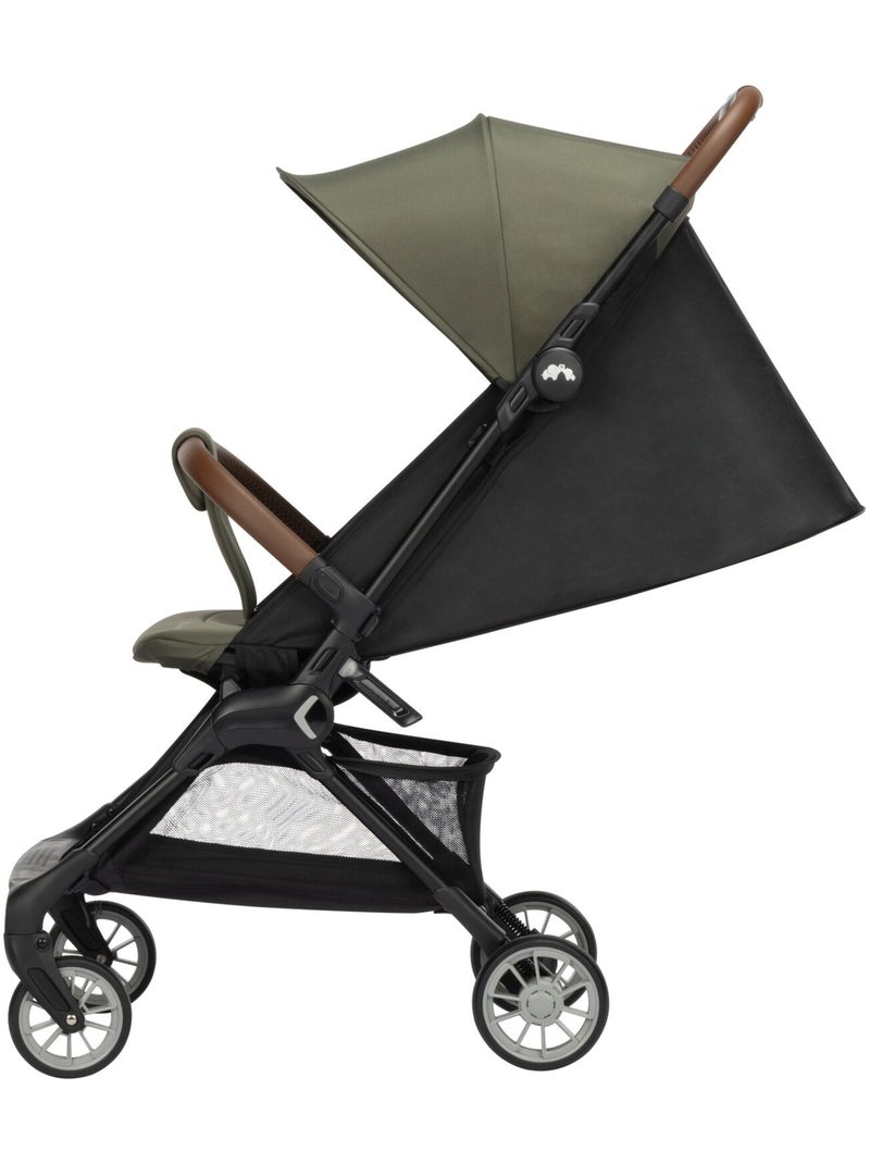 Poussette naissance ultra compacte zephir, compatible cabine Vert foncé - Kiabi