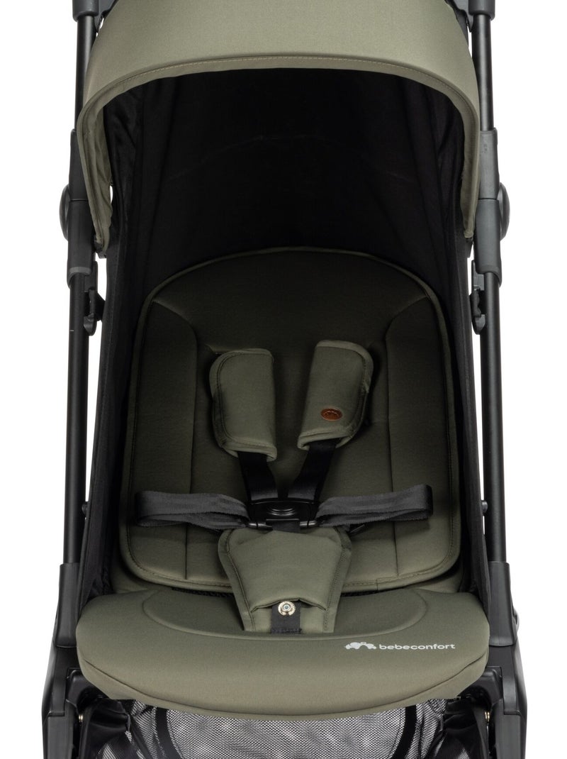Poussette naissance ultra compacte zephir, compatible cabine Vert foncé - Kiabi