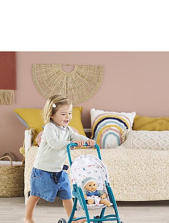 Poussette Oursons pour poupon 30 cm