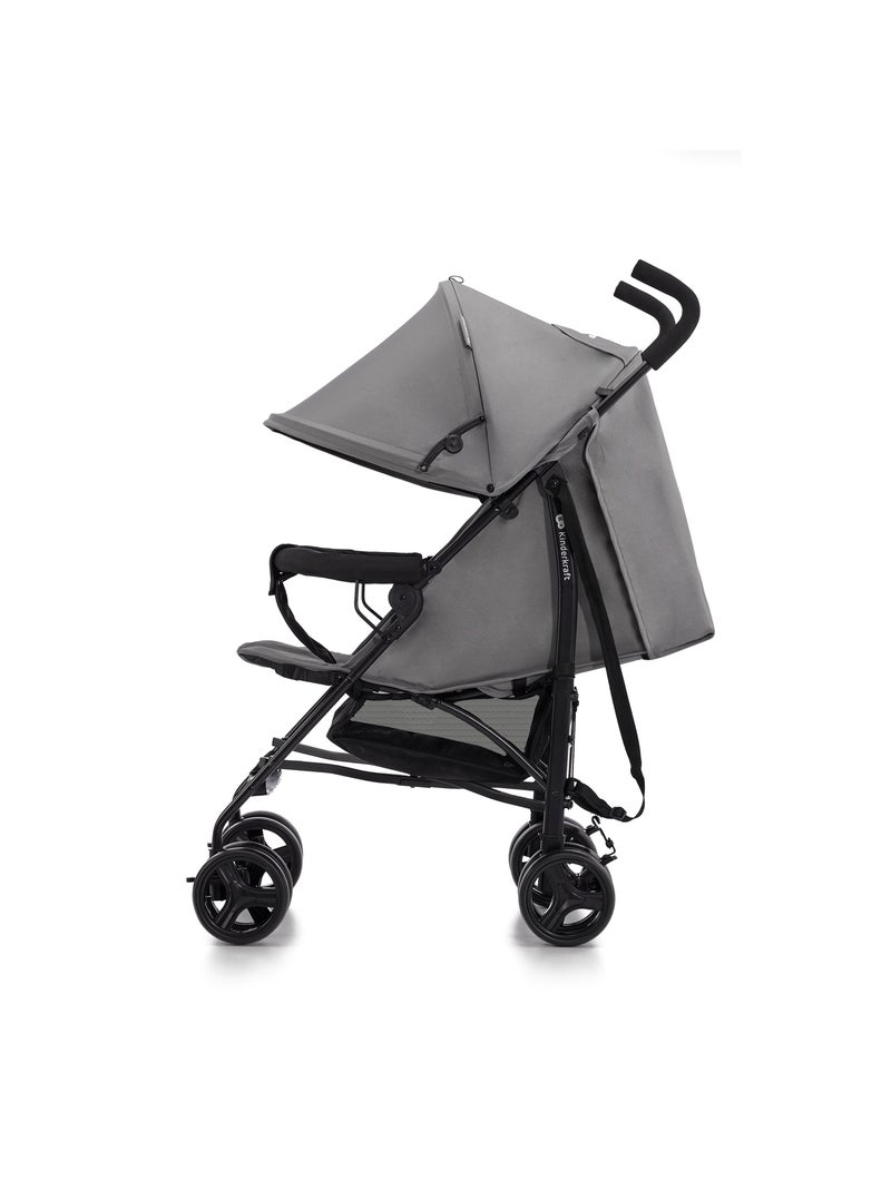 Poussette Parapluie Kinderkraft TIK Légère et Compacte, Dossier Allongeable et Roues Amorties Gris - Kiabi