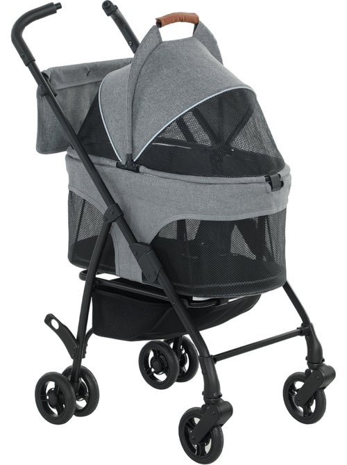 Poussette pour chien  siège auto sac de transport 3 en 1 - Kiabi
