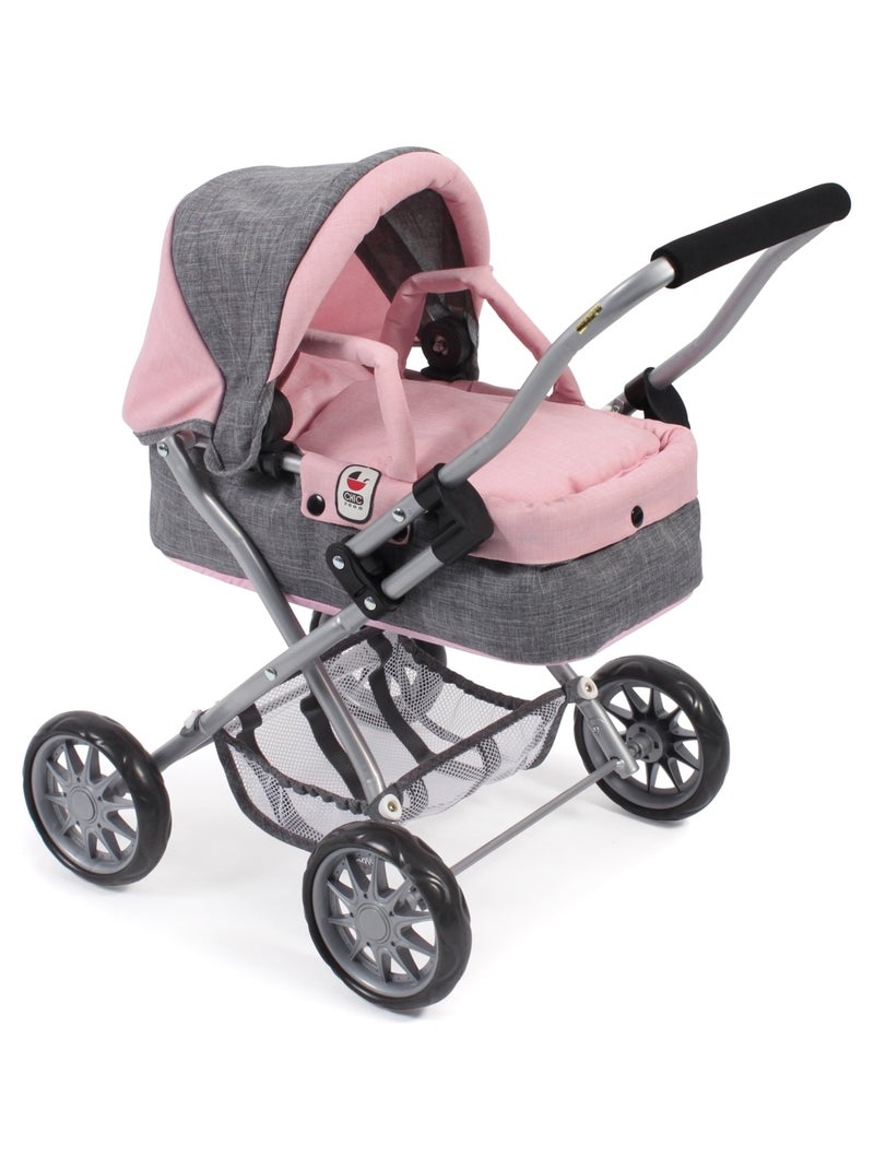 Poussette pour poupée  - Coloris 15. Gris - Kiabi