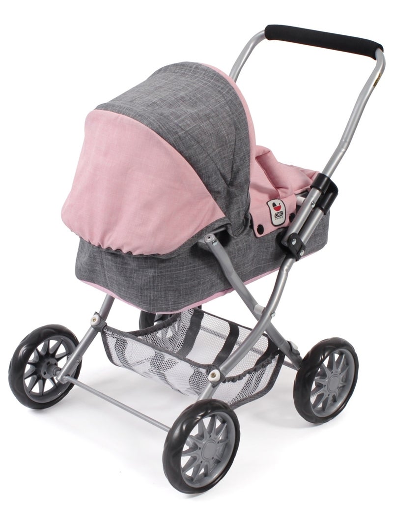 Poussette pour poupée  - Coloris 15. Gris - Kiabi