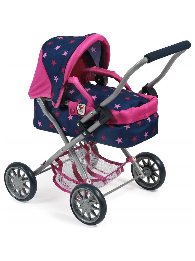 Poussette pour poupée  - Coloris 72 Bleu Rose - Kiabi