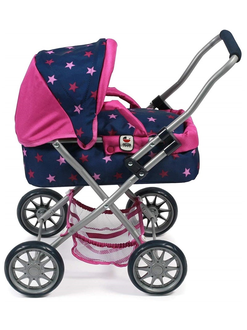 Poussette pour poupée  - Coloris 72 Bleu Rose - Kiabi