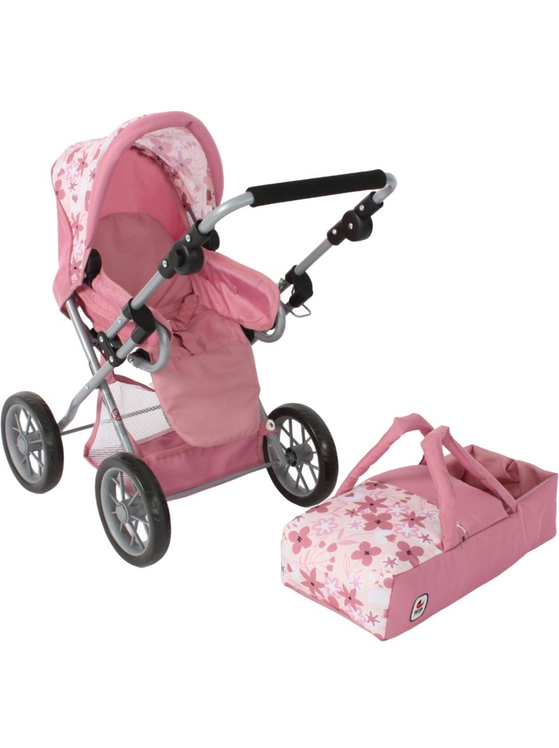 Poussette pour poupée combinée Leni Rose - Kiabi