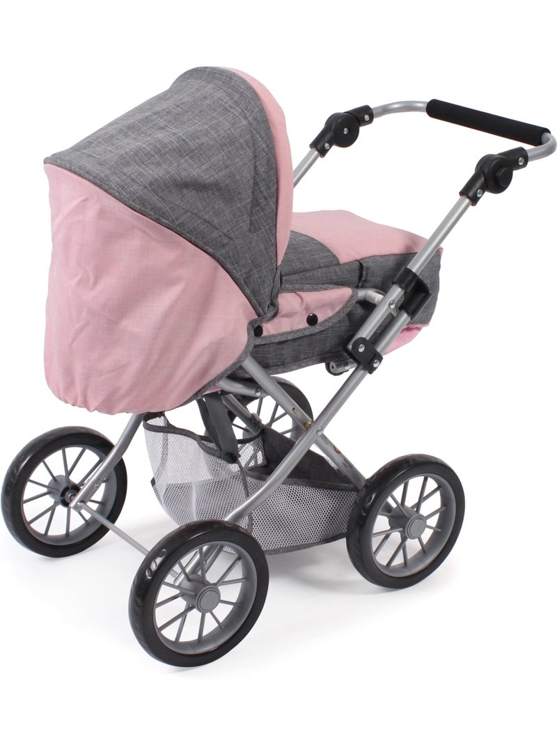 Poussette pour poupée Leni, coloris 15 Gris Rose - Kiabi