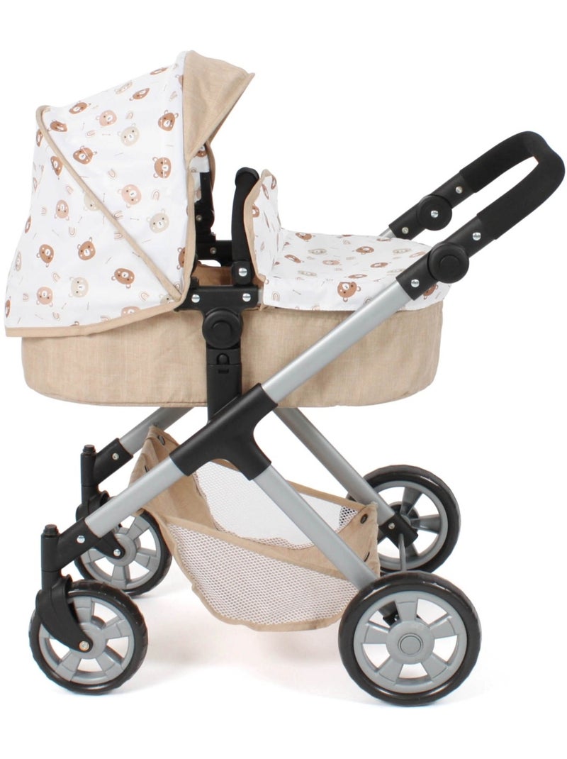 Poussette pour poupée Mila Beige - Kiabi