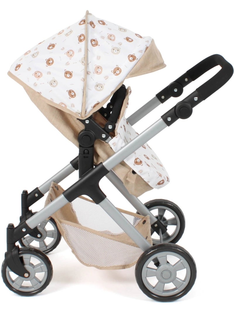 Poussette pour poupée Mila Beige - Kiabi