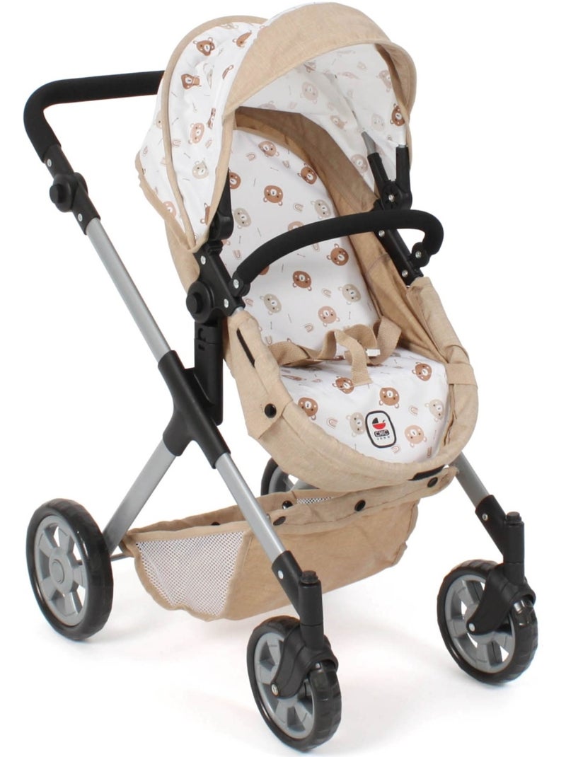 Poussette pour poupée Mila Beige - Kiabi