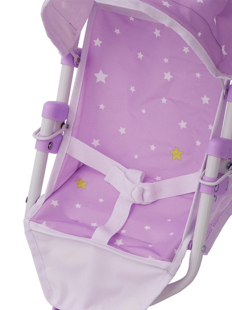 Poussette pour poupée poupon baigneur 40 cm N/A - Kiabi