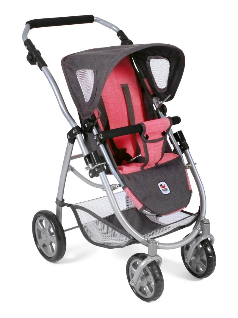 Poussette pour poupées, 3 en 1 EMOTION - anthracite-rose Rose - Kiabi