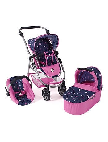 Poussette pour poupées, 3 en 1 EMOTION - Papillon