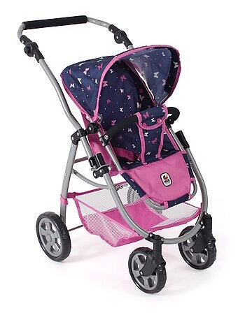 Poussette pour poupées, 3 en 1 EMOTION - Papillon
