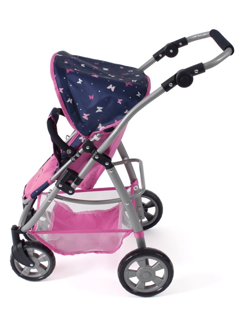 Poussette pour poupées, 3 en 1 EMOTION - Papillon Multicolore - Kiabi