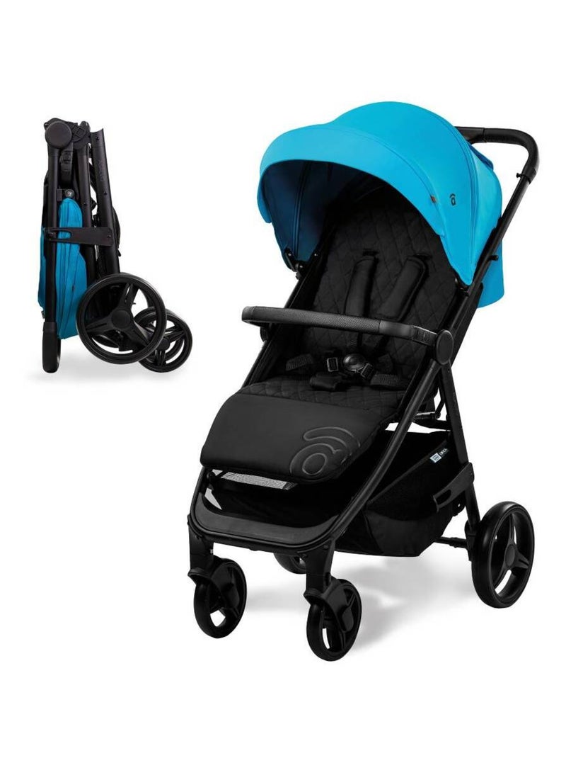Poussette tout terrain compacte inclinable - Iconic Bleu - Kiabi