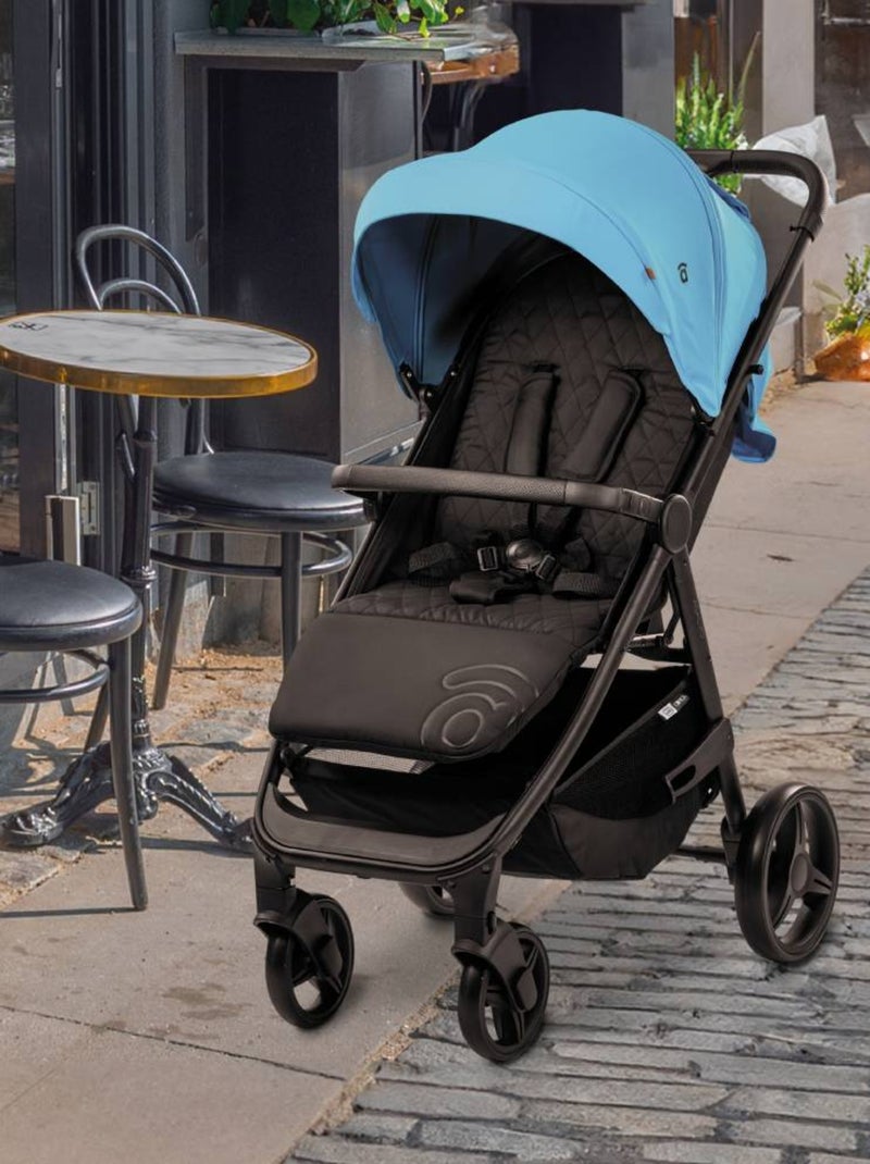 Poussette tout terrain compacte inclinable - Iconic Bleu - Kiabi