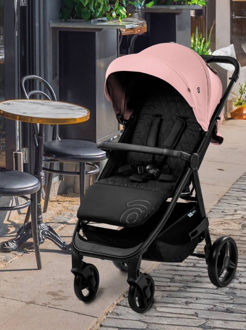 Poussette tout terrain compacte inclinable - Iconic Rose - Kiabi