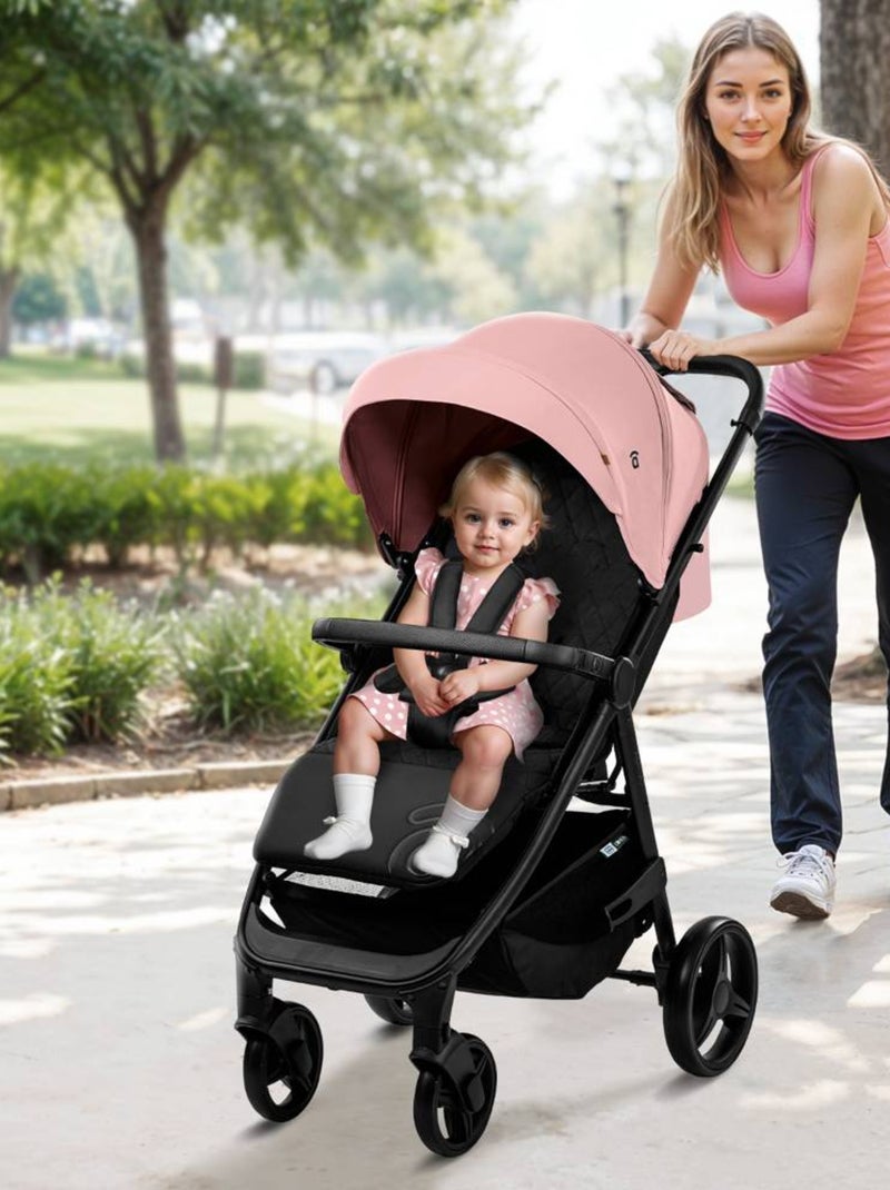 Poussette tout terrain compacte inclinable - Iconic Rose - Kiabi