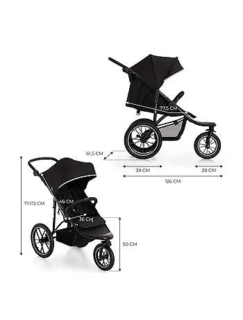 Kinderkraft - Poussette tout-terrain Helsi 2
