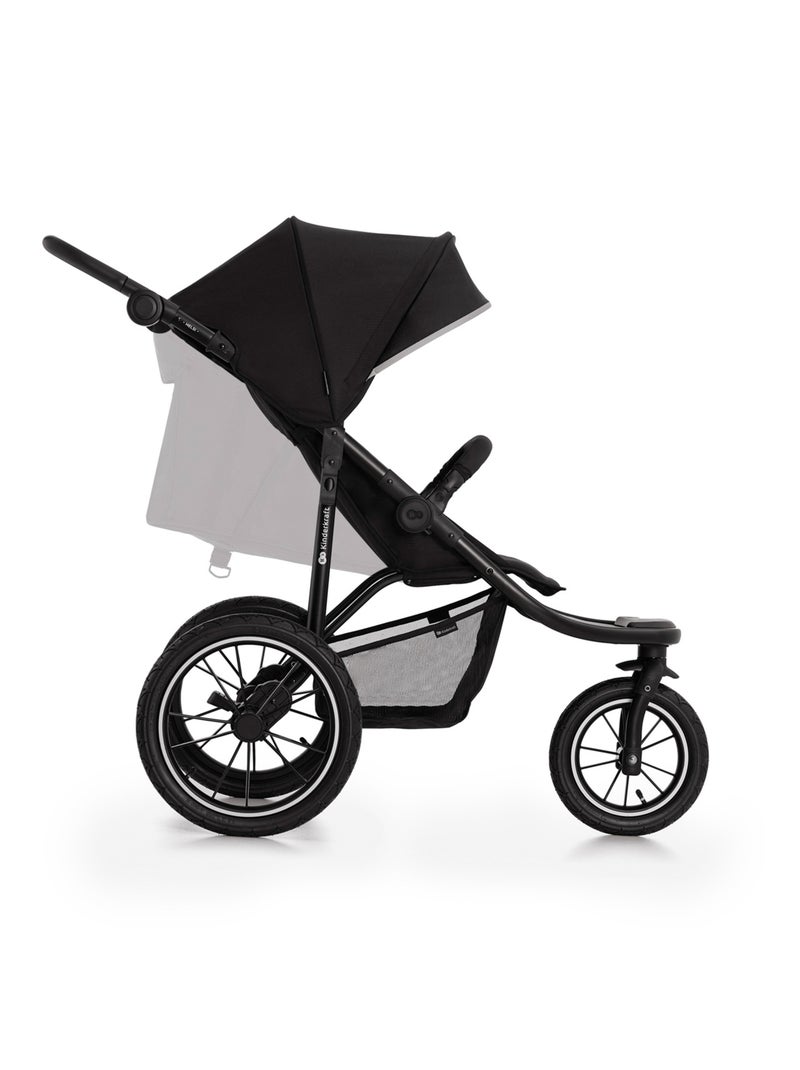 Poussette tout terrain helsi 2 modèle pratique et confortable Noir - Kiabi