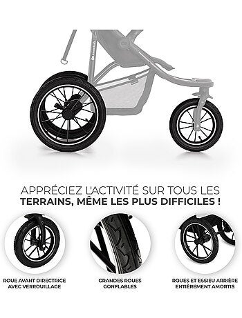 Kinderkraft - Poussette tout-terrain Helsi 2