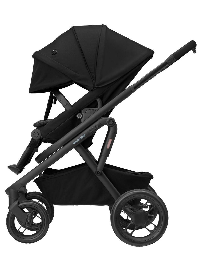 Poussette tout-terrain Lila XP+, avec Nacelle bébé Noir - Kiabi