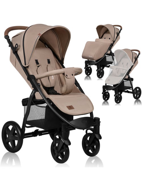 Poussette tout terrain LIONELO Annet Plus - Amortisseurs - Grandes roues - Accessoires - Kiabi Poussette tout terrain LIONELO Annet Plus - Amortisseurs - Grandes roues - Accessoires - Kiabi