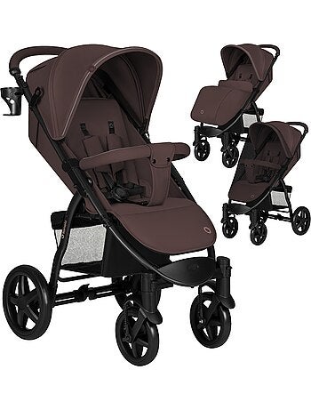 Poussette tout terrain LIONELO Annet Plus - Amortisseurs - Grandes roues - Accessoires