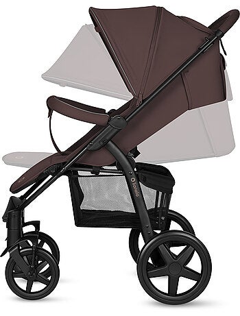 Poussette tout terrain LIONELO Annet Plus - Amortisseurs - Grandes roues - Accessoires