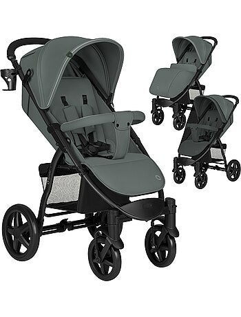 Poussette tout terrain LIONELO Annet Plus - Amortisseurs - Grandes roues - Accessoires