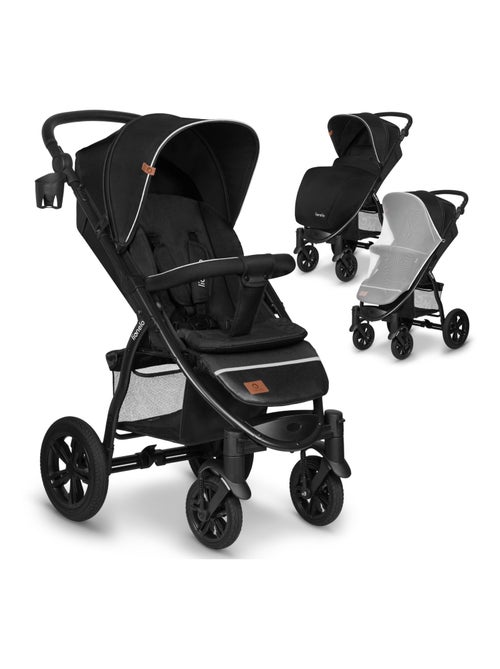 Poussette tout terrain LIONELO Annet Tour - Grandes roues gonflables - Jusqu'à 22 kg - Kiabi