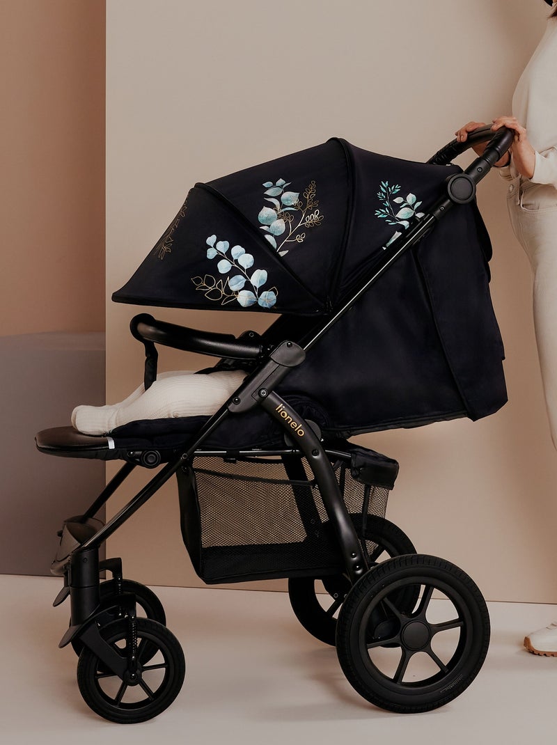 Poussette tout terrain LIONELO Annet Tour - Grandes roues gonflables - Jusqu'à 22 kg Noir - Kiabi