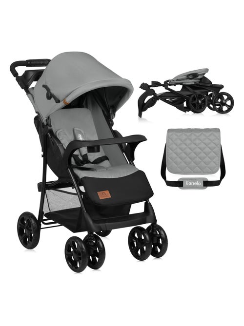 Poussette tout terrain LIONELO Emma - 6-36 mois - Sac inclus - Pliage rapide - Kiabi