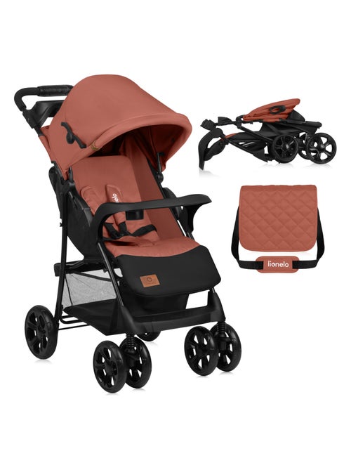 Poussette tout terrain LIONELO Emma - 6-36 mois - Sac inclus - Pliage rapide - Kiabi
