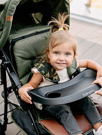Poussette tout terrain LIONELO Emma - 6-36 mois - Sac inclus - Pliage rapide