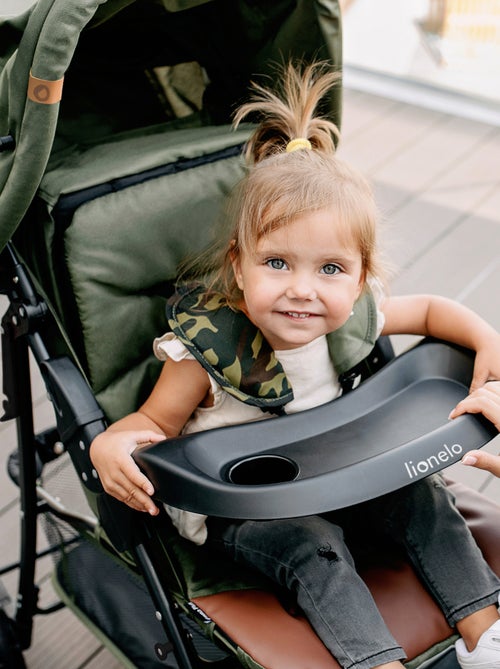 Poussette tout terrain LIONELO Emma - 6-36 mois - Sac inclus - Pliage rapide - Kiabi