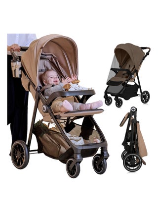Poussette tout terrain LIONELO Emma One - Pliage rapide - Grand roues - 6-48 mois